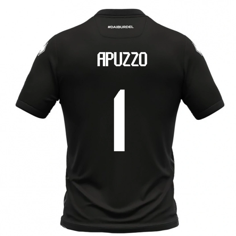 Danxen Damen Davide Apuzzo #1 Schwarz Weiß Auswärtstrikot Trikot 2025/26 T-Shirt Schweiz