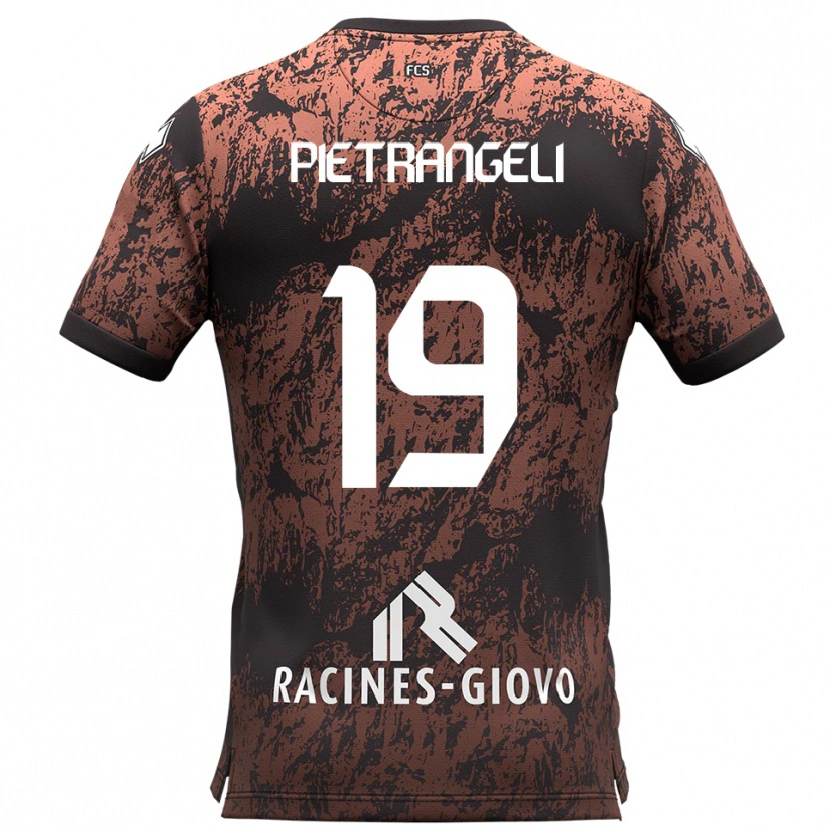 Danxen Damen Nicola Pietrangeli #19 Braun Schwarz Auswärtstrikot Trikot 2025/26 T-Shirt Schweiz