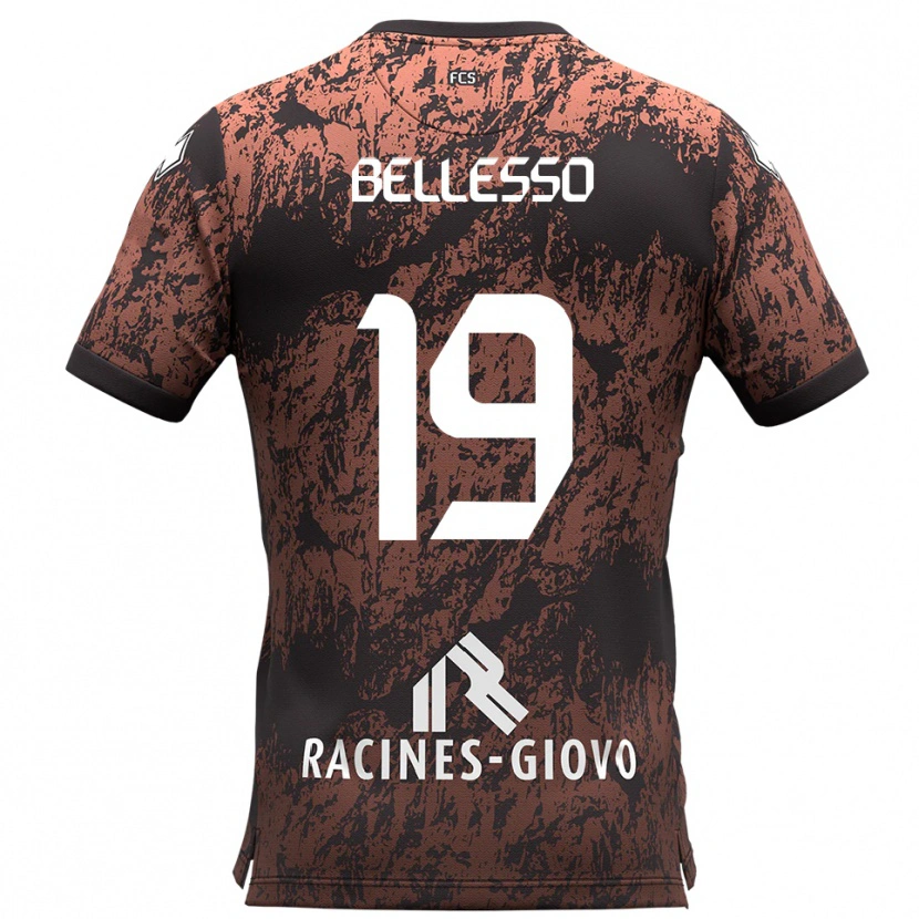 Danxen Damen Daniele Bellesso #19 Braun Schwarz Auswärtstrikot Trikot 2025/26 T-Shirt Schweiz