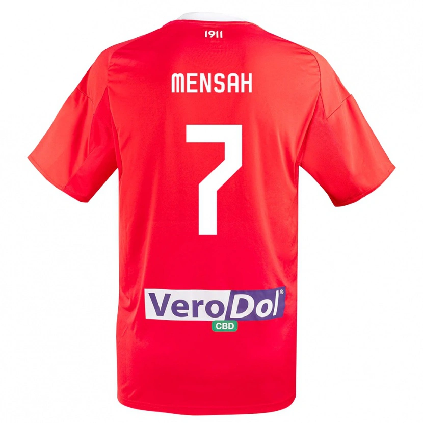 Danxen Damen Davis Mensah #7 Rot Weiß Auswärtstrikot Trikot 2025/26 T-Shirt Schweiz