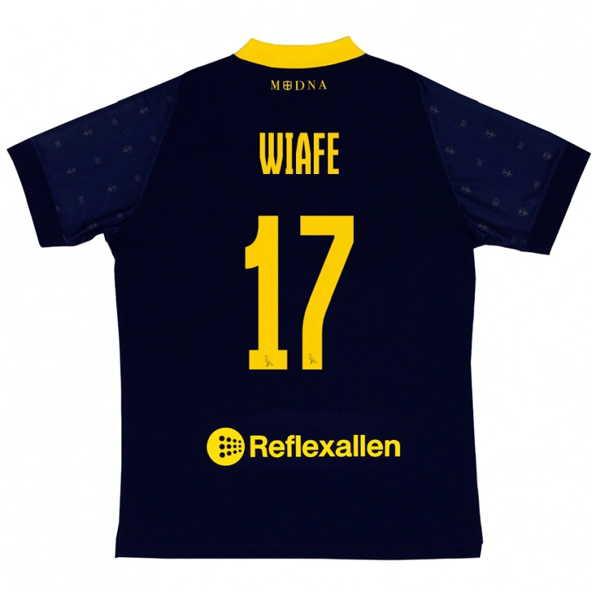 Danxen Damen Samuel Wiafe #17 Marineblau Gelb Auswärtstrikot Trikot 2025/26 T-Shirt Schweiz