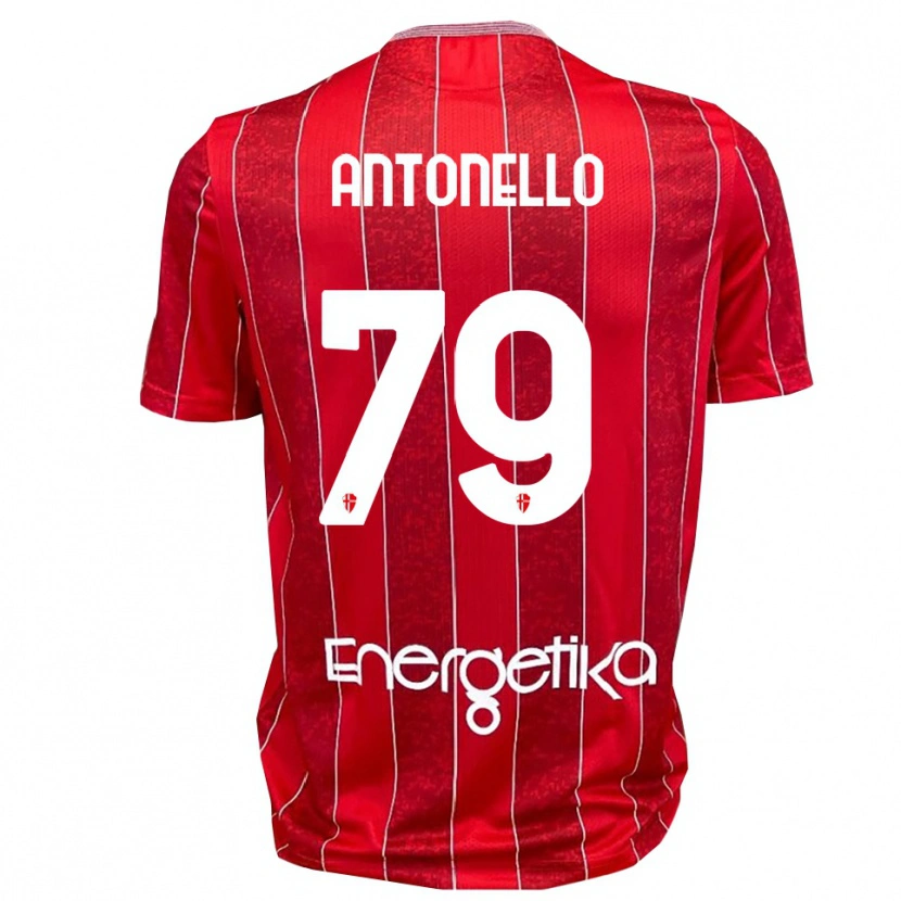 Danxen Damen Andrea Antonello #79 Rot Weiß Auswärtstrikot Trikot 2025/26 T-Shirt Schweiz