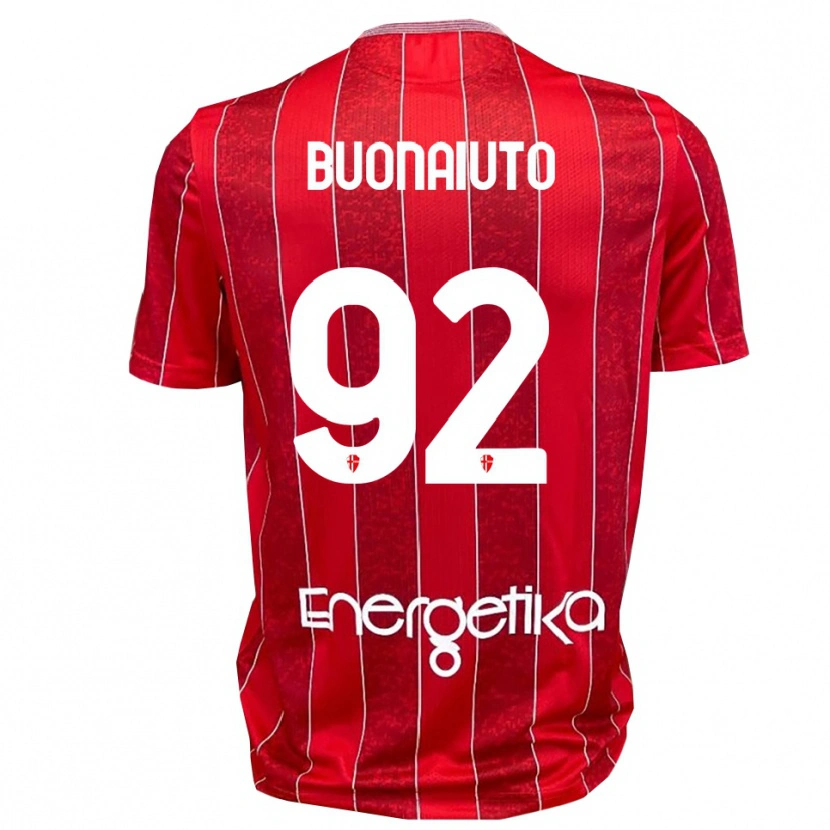 Danxen Damen Cristian Buonaiuto #92 Rot Weiß Auswärtstrikot Trikot 2025/26 T-Shirt Schweiz