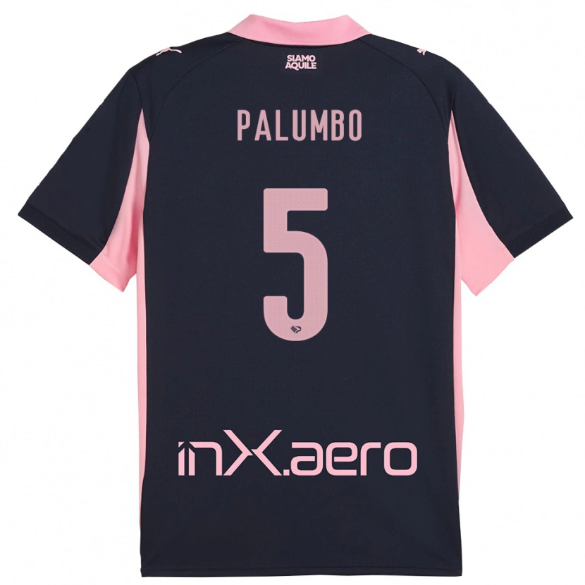 Danxen Damen Antonio Palumbo #5 Marineblau Pink Auswärtstrikot Trikot 2025/26 T-Shirt Schweiz