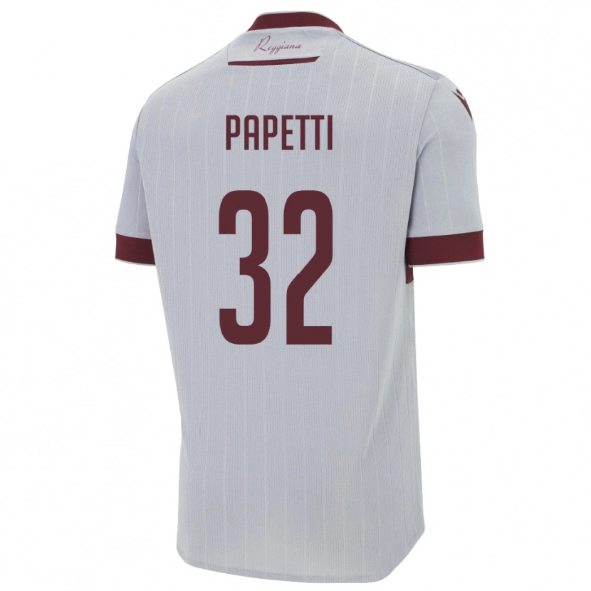 Danxen Damen Andrea Papetti #32 Burgund Weiß Auswärtstrikot Trikot 2025/26 T-Shirt Schweiz