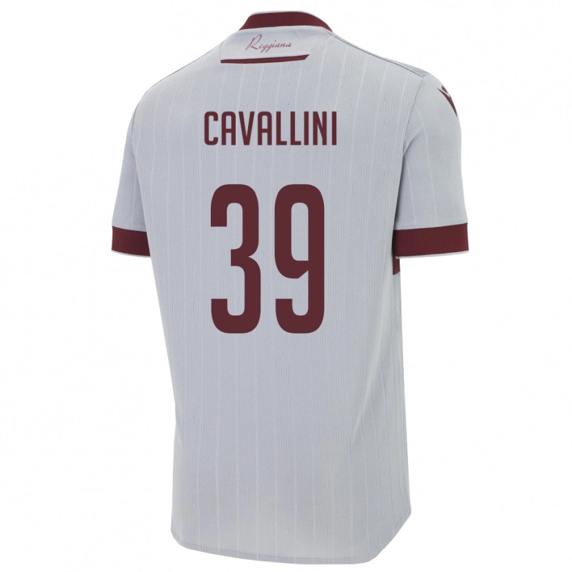 Danxen Damen Giacomo Cavallini #39 Burgund Weiß Auswärtstrikot Trikot 2025/26 T-Shirt Schweiz