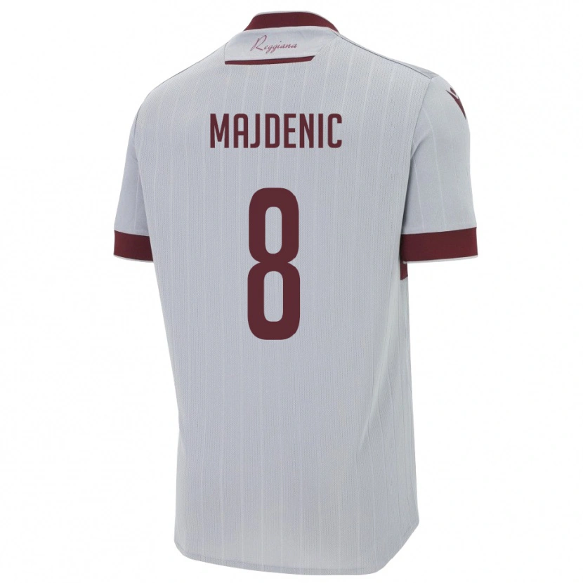 Danxen Damen Fran Majdenic #8 Burgund Weiß Auswärtstrikot Trikot 2025/26 T-Shirt Schweiz