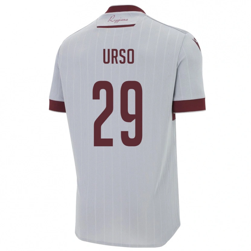 Danxen Damen Oliver Urso #29 Burgund Weiß Auswärtstrikot Trikot 2025/26 T-Shirt Schweiz