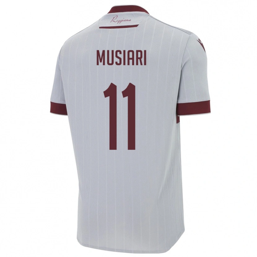 Danxen Damen Alessandro Musiari #11 Burgund Weiß Auswärtstrikot Trikot 2025/26 T-Shirt Schweiz