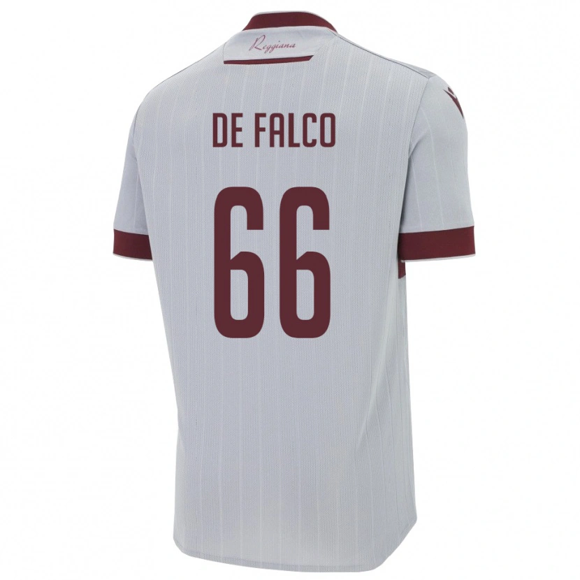 Danxen Damen Cristian De Falco #66 Burgund Weiß Auswärtstrikot Trikot 2025/26 T-Shirt Schweiz