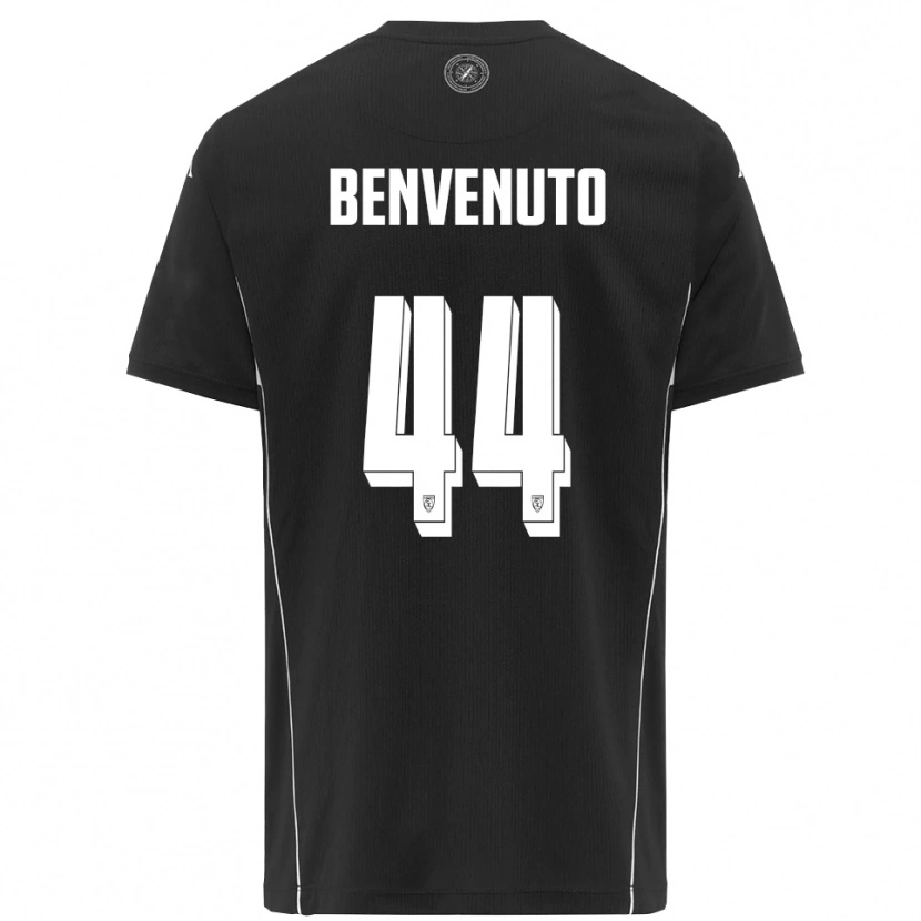 Danxen Damen Mattia Benvenuto #44 Schwarz Weiß Auswärtstrikot Trikot 2025/26 T-Shirt Schweiz