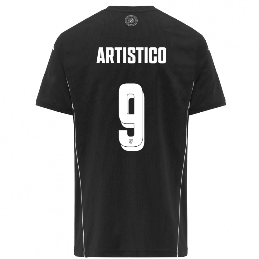 Danxen Damen Gabriele Artistico #9 Schwarz Weiß Auswärtstrikot Trikot 2025/26 T-Shirt Schweiz