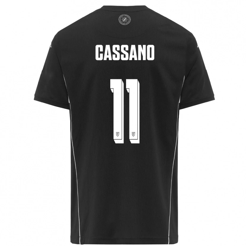 Danxen Damen Armando Cassano #11 Schwarz Weiß Auswärtstrikot Trikot 2025/26 T-Shirt Schweiz