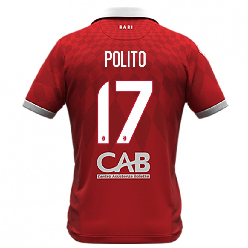 Danxen Damen Fabio Polito #17 Rot Weiß Auswärtstrikot Trikot 2025/26 T-Shirt Schweiz