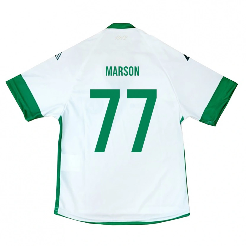 Danxen Damen Leonardo Marson #77 Weiß Grün Blau Auswärtstrikot Trikot 2025/26 T-Shirt Schweiz