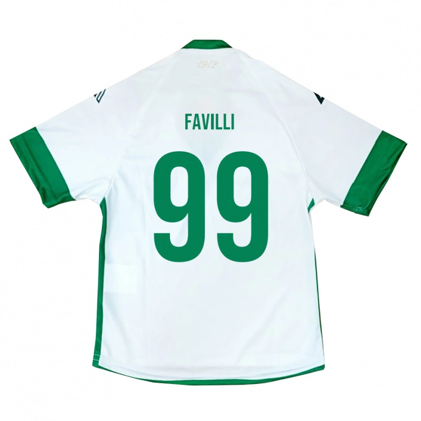 Danxen Damen Andrea Favilli #99 Weiß Grün Blau Auswärtstrikot Trikot 2025/26 T-Shirt Schweiz