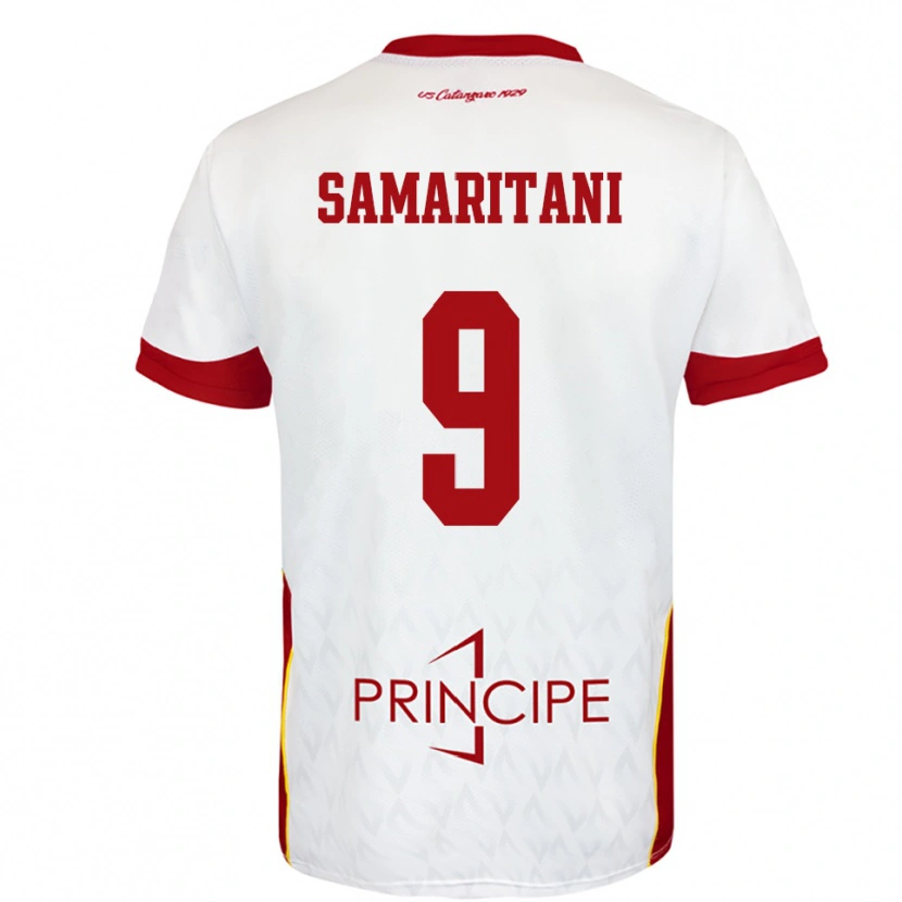 Danxen Damen Cristian Samaritani #9 Weiß Rot Auswärtstrikot Trikot 2025/26 T-Shirt Schweiz