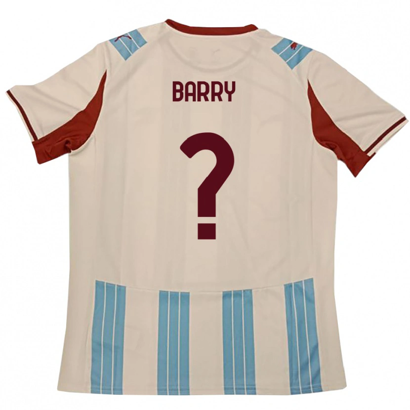 Danxen Damen Sammy Barry #0 Himmelblau Weiß Auswärtstrikot Trikot 2025/26 T-Shirt Schweiz