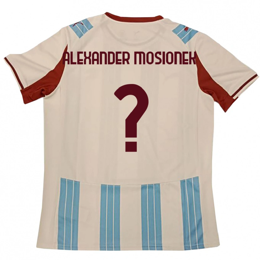 Danxen Damen Kamil Alexander Mosionek #0 Himmelblau Weiß Auswärtstrikot Trikot 2025/26 T-Shirt Schweiz