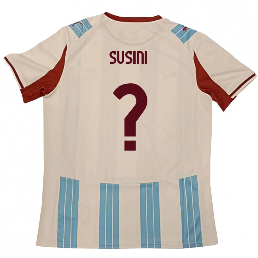 Danxen Damen Antonio Susini #0 Himmelblau Weiß Auswärtstrikot Trikot 2025/26 T-Shirt Schweiz
