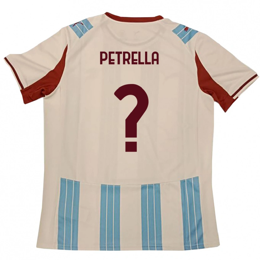 Danxen Damen Domenico Petrella #0 Himmelblau Weiß Auswärtstrikot Trikot 2025/26 T-Shirt Schweiz