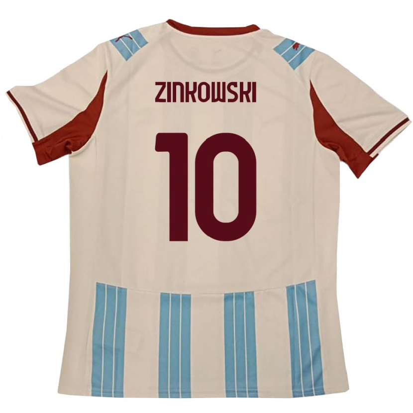 Danxen Damen Igor Zinkowski #10 Himmelblau Weiß Auswärtstrikot Trikot 2025/26 T-Shirt Schweiz