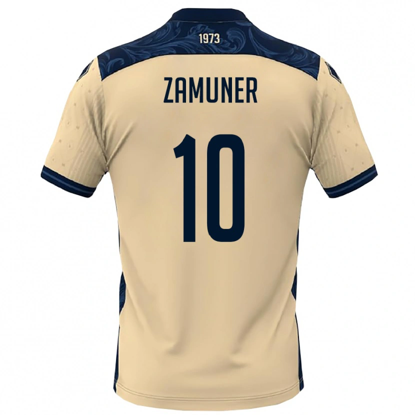 Danxen Damen Mattia Zamuner #10 Weiß Marineblau Auswärtstrikot Trikot 2025/26 T-Shirt Schweiz