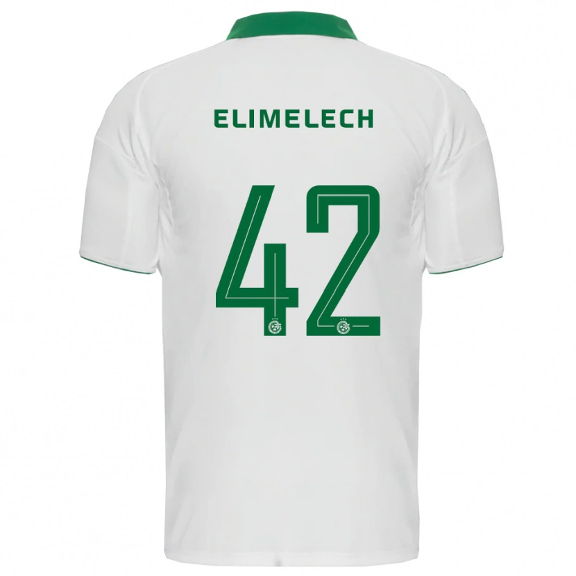 Danxen Damen Roey Elimelech #42 Weiß Grün Auswärtstrikot Trikot 2025/26 T-Shirt Schweiz