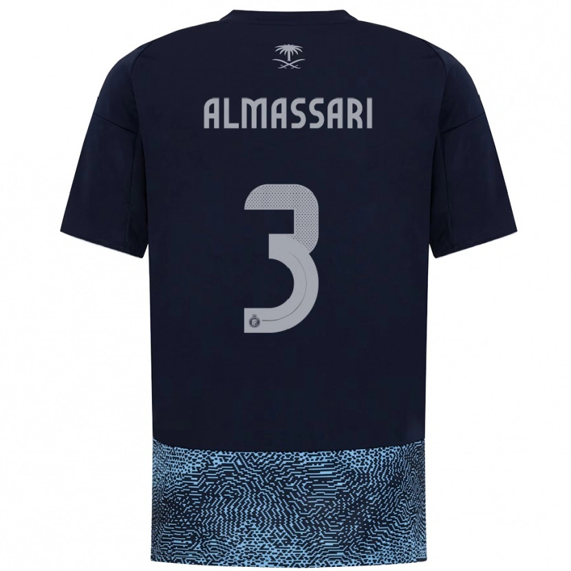 Danxen Damen Wadha Almassari #3 Marineblau Himmelblau Auswärtstrikot Trikot 2025/26 T-Shirt Schweiz