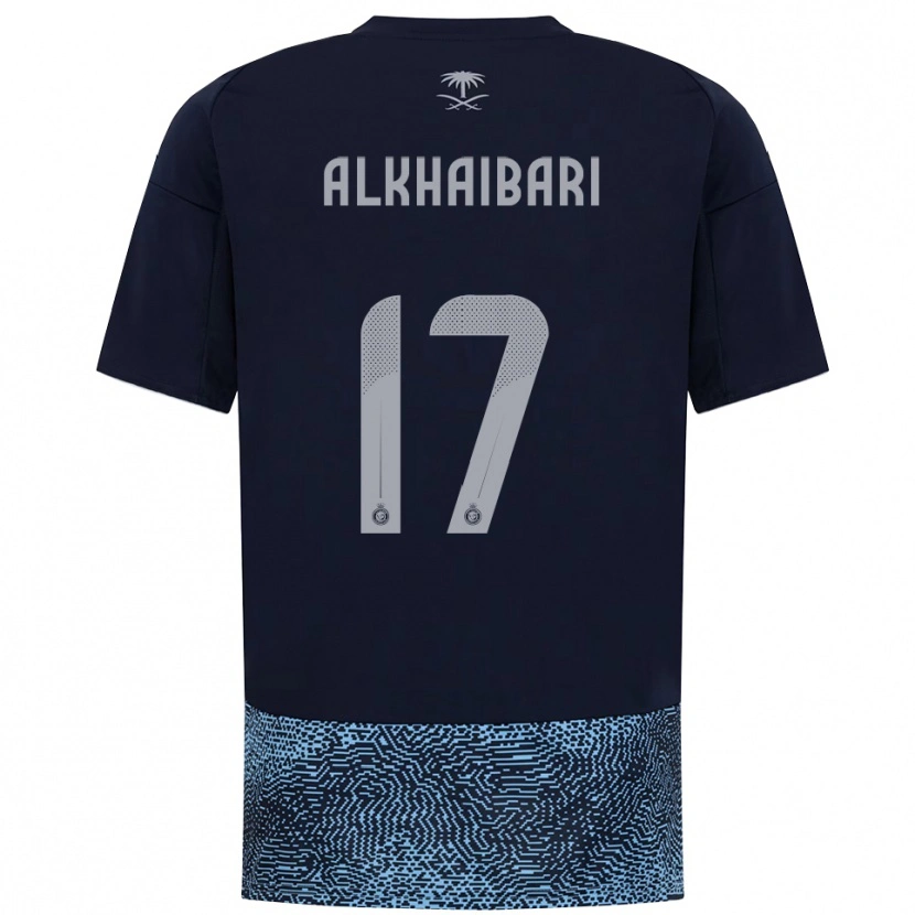 Danxen Damen Abdullah Al-Khaibari #17 Marineblau Himmelblau Auswärtstrikot Trikot 2025/26 T-Shirt Schweiz