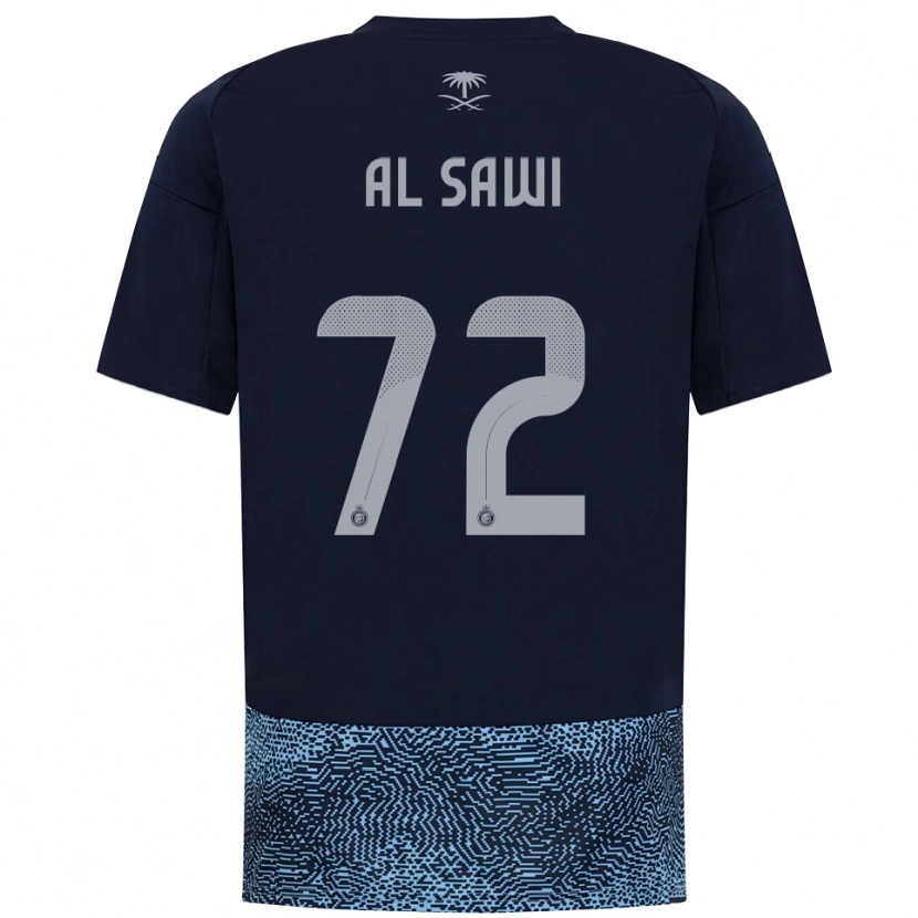 Danxen Damen Etaf Al-Sawi #72 Marineblau Himmelblau Auswärtstrikot Trikot 2025/26 T-Shirt Schweiz