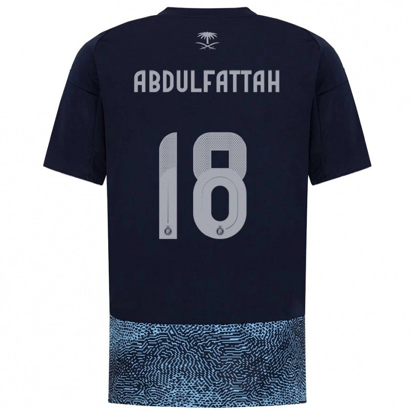 Danxen Damen Abdulfattah Adam #18 Marineblau Himmelblau Auswärtstrikot Trikot 2025/26 T-Shirt Schweiz