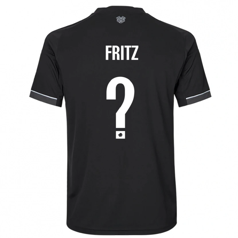 Danxen Damen Gustav Fritz #0 Schwarz Weiß Auswärtstrikot Trikot 2025/26 T-Shirt Schweiz