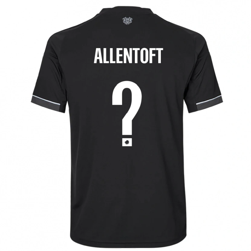 Danxen Damen Philip Allentoft #0 Schwarz Weiß Auswärtstrikot Trikot 2025/26 T-Shirt Schweiz