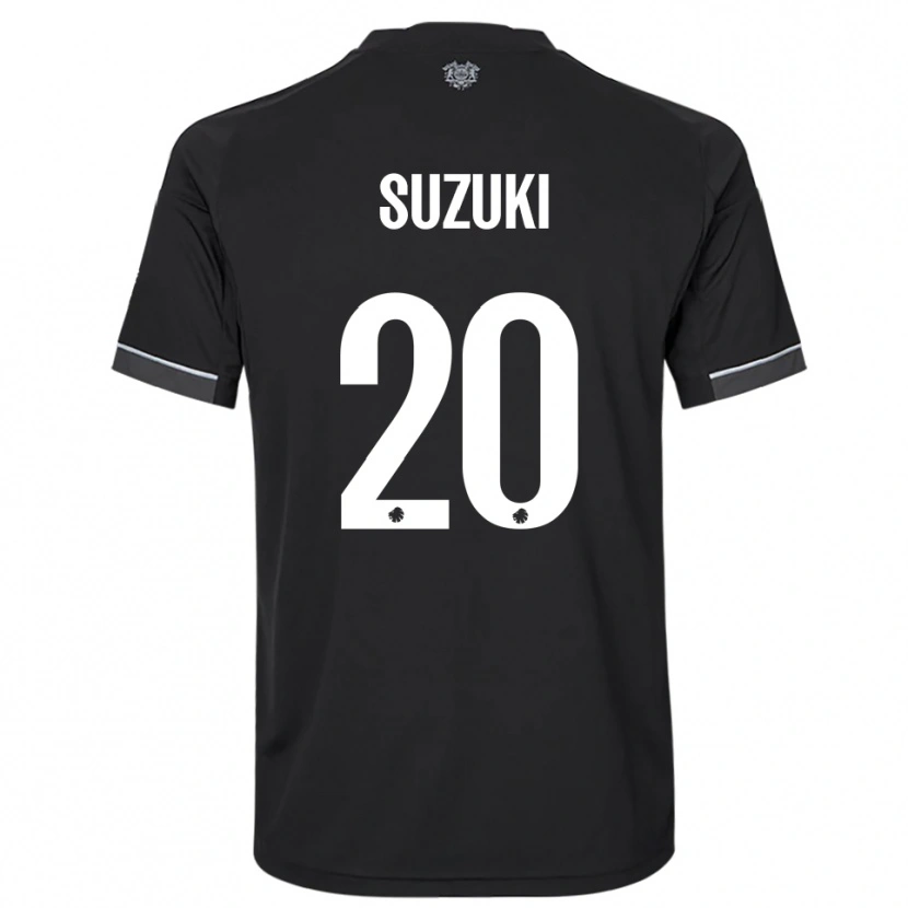Danxen Damen Junnosuke Suzuki #20 Schwarz Weiß Auswärtstrikot Trikot 2025/26 T-Shirt Schweiz