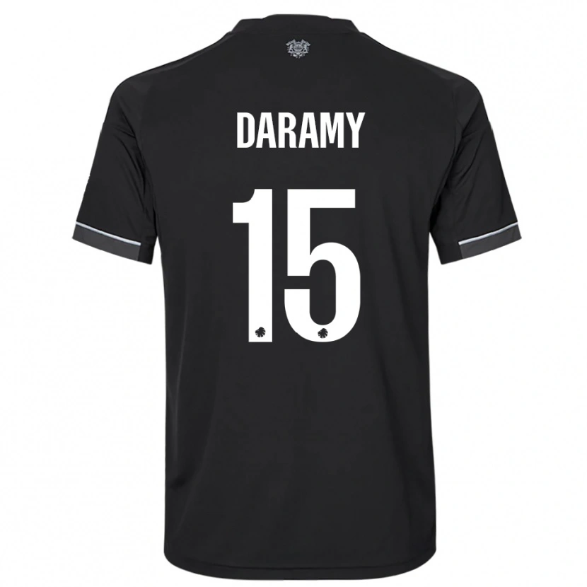Danxen Damen Abdul Daramy #15 Schwarz Weiß Auswärtstrikot Trikot 2025/26 T-Shirt Schweiz