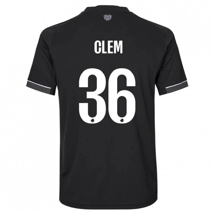 Danxen Damen William Clem #36 Schwarz Weiß Auswärtstrikot Trikot 2025/26 T-Shirt Schweiz