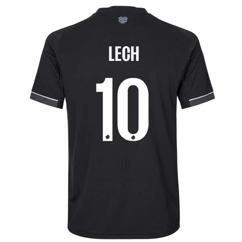 Danxen Damen Josephine Lech #10 Schwarz Weiß Auswärtstrikot Trikot 2025/26 T-Shirt Schweiz