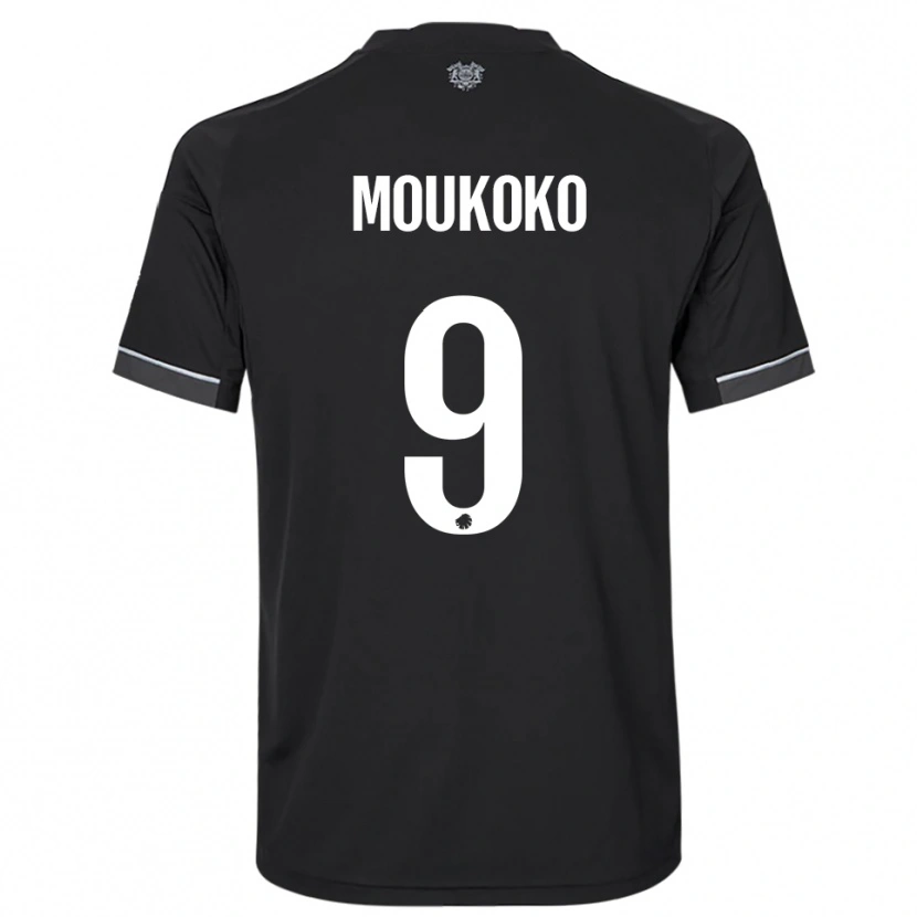 Danxen Damen Youssoufa Moukoko #9 Schwarz Weiß Auswärtstrikot Trikot 2025/26 T-Shirt Schweiz