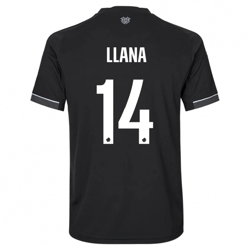 Danxen Damen Brandon Llana #14 Schwarz Weiß Auswärtstrikot Trikot 2025/26 T-Shirt Schweiz