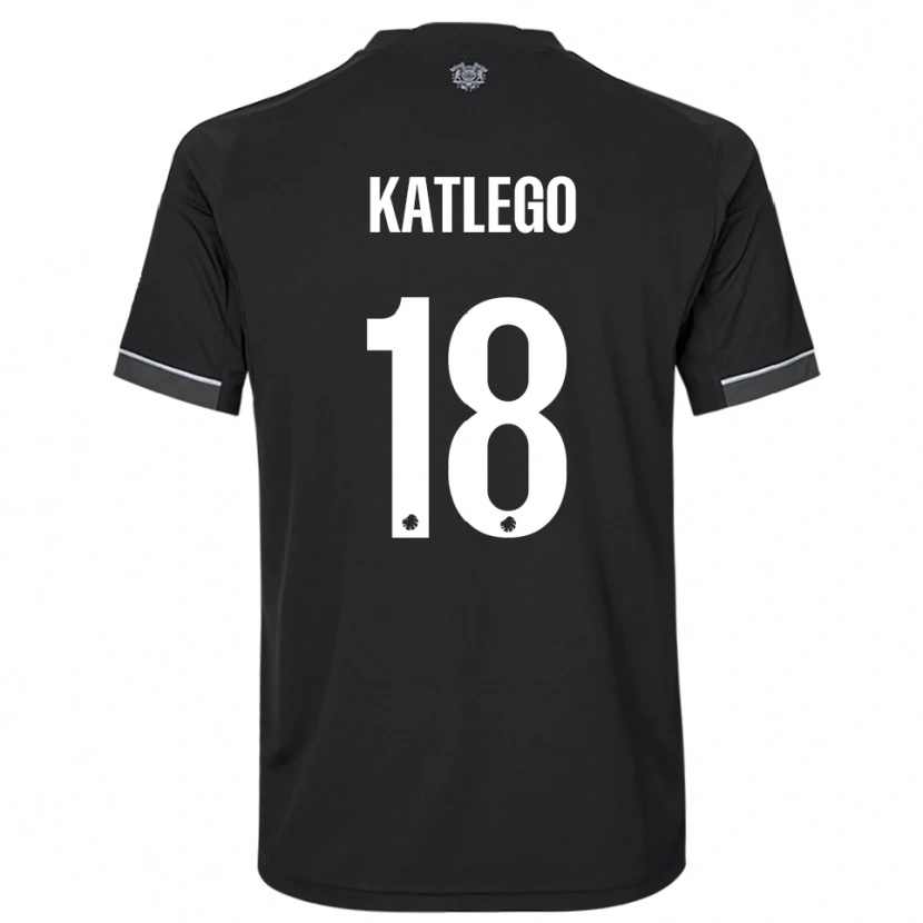 Danxen Damen David Katlego #18 Schwarz Weiß Auswärtstrikot Trikot 2025/26 T-Shirt Schweiz