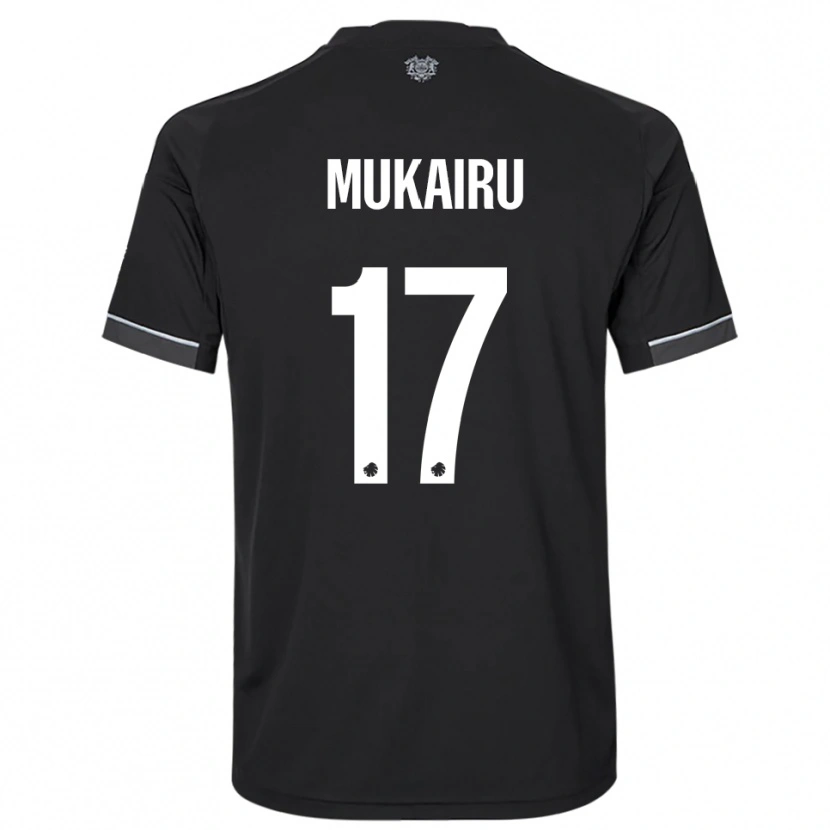 Danxen Damen Paul Mukairu #17 Schwarz Weiß Auswärtstrikot Trikot 2025/26 T-Shirt Schweiz