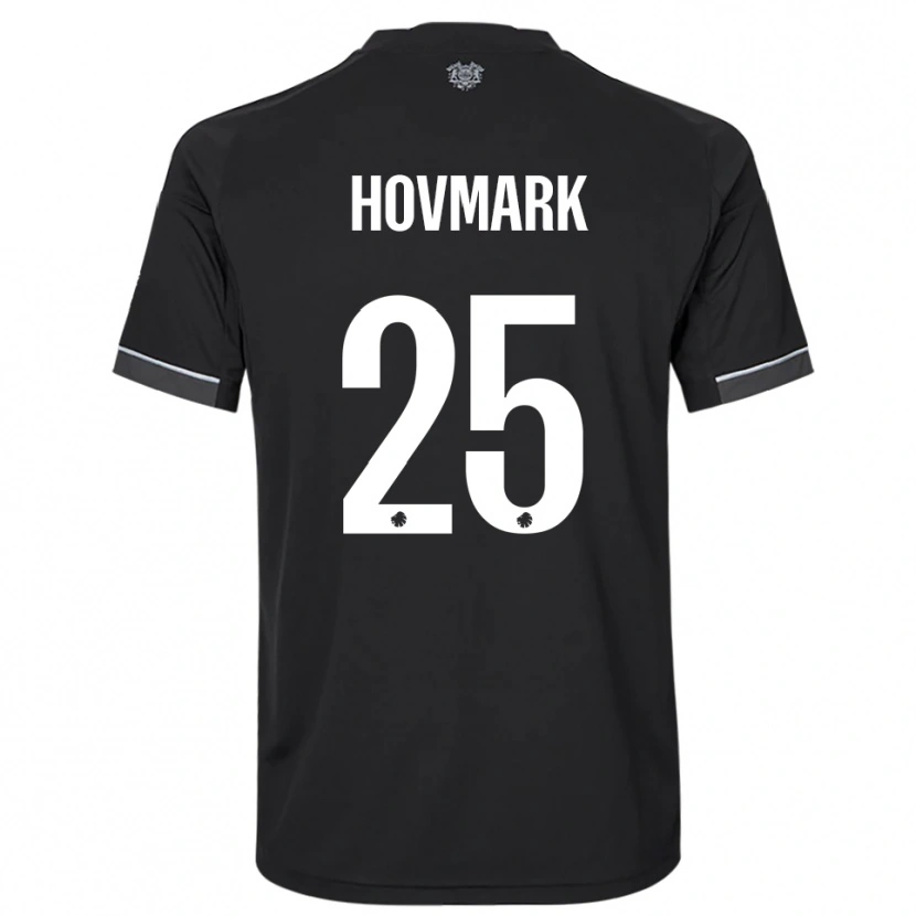Danxen Damen Maria Hovmark #25 Schwarz Weiß Auswärtstrikot Trikot 2025/26 T-Shirt Schweiz