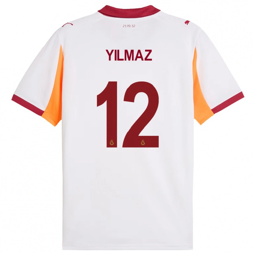 Danxen Damen Arda Yılmaz #12 Weiß Rot Auswärtstrikot Trikot 2025/26 T-Shirt Schweiz
