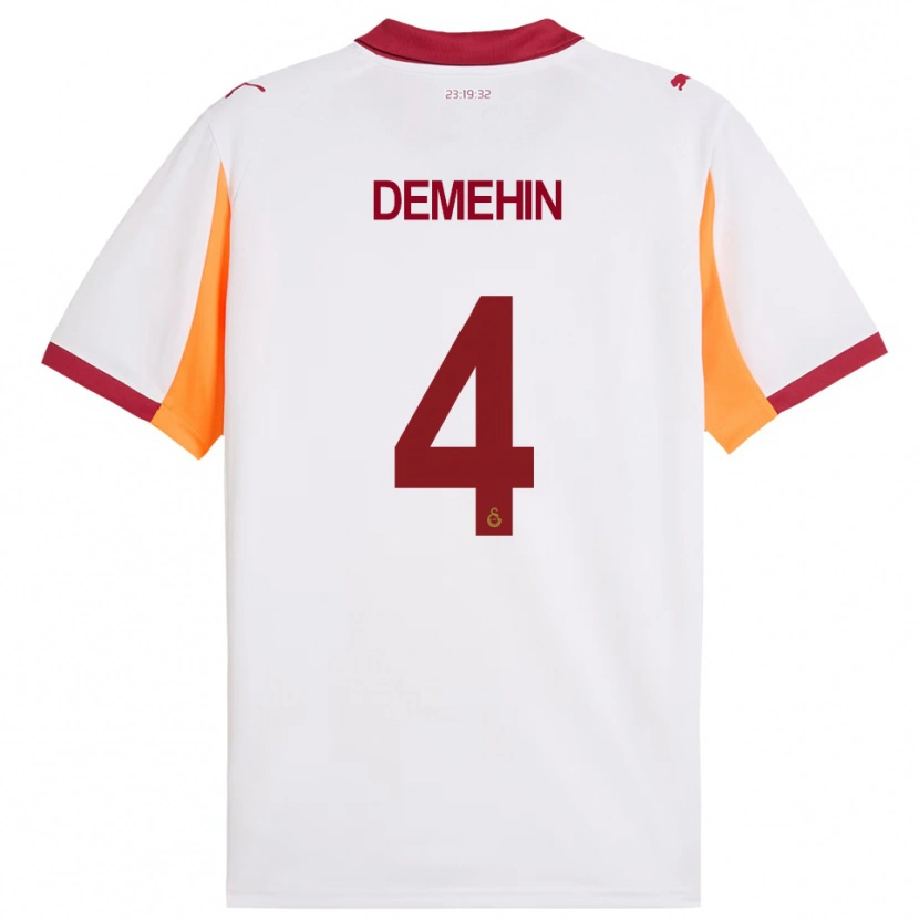Danxen Damen Oluwatosin Blessing Demehin #4 Weiß Rot Auswärtstrikot Trikot 2025/26 T-Shirt Schweiz