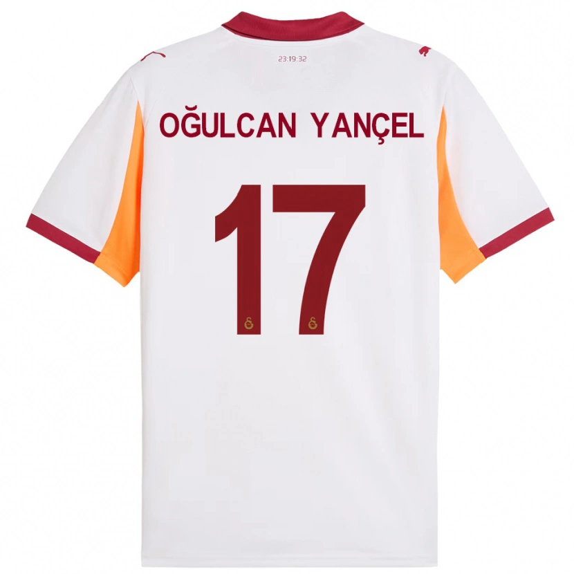 Danxen Damen Necati Oğulcan Yançel #17 Weiß Rot Auswärtstrikot Trikot 2025/26 T-Shirt Schweiz