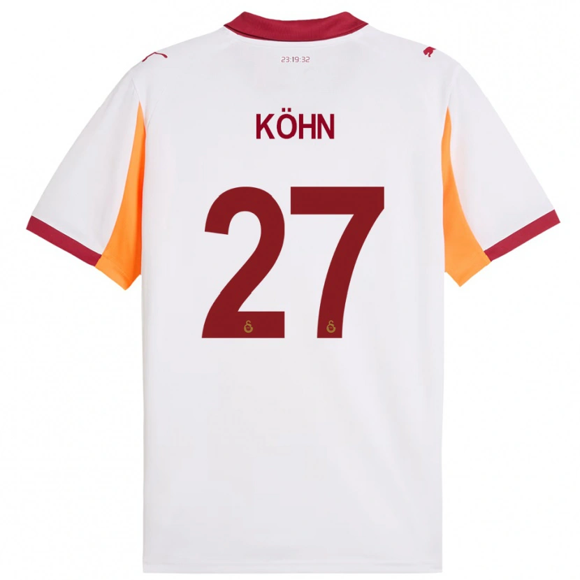 Danxen Damen Derrick Köhn #27 Weiß Rot Auswärtstrikot Trikot 2025/26 T-Shirt Schweiz