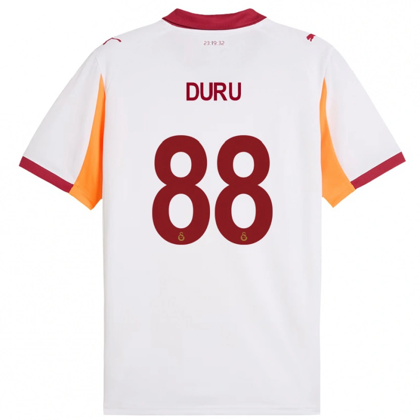 Danxen Damen Mustafa Duru #88 Weiß Rot Auswärtstrikot Trikot 2025/26 T-Shirt Schweiz