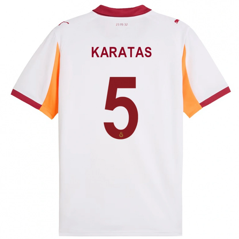 Danxen Damen Eda Karataş #5 Weiß Rot Auswärtstrikot Trikot 2025/26 T-Shirt Schweiz