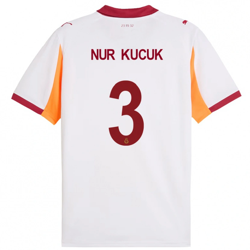 Danxen Damen Rabia Nur Küçük #3 Weiß Rot Auswärtstrikot Trikot 2025/26 T-Shirt Schweiz